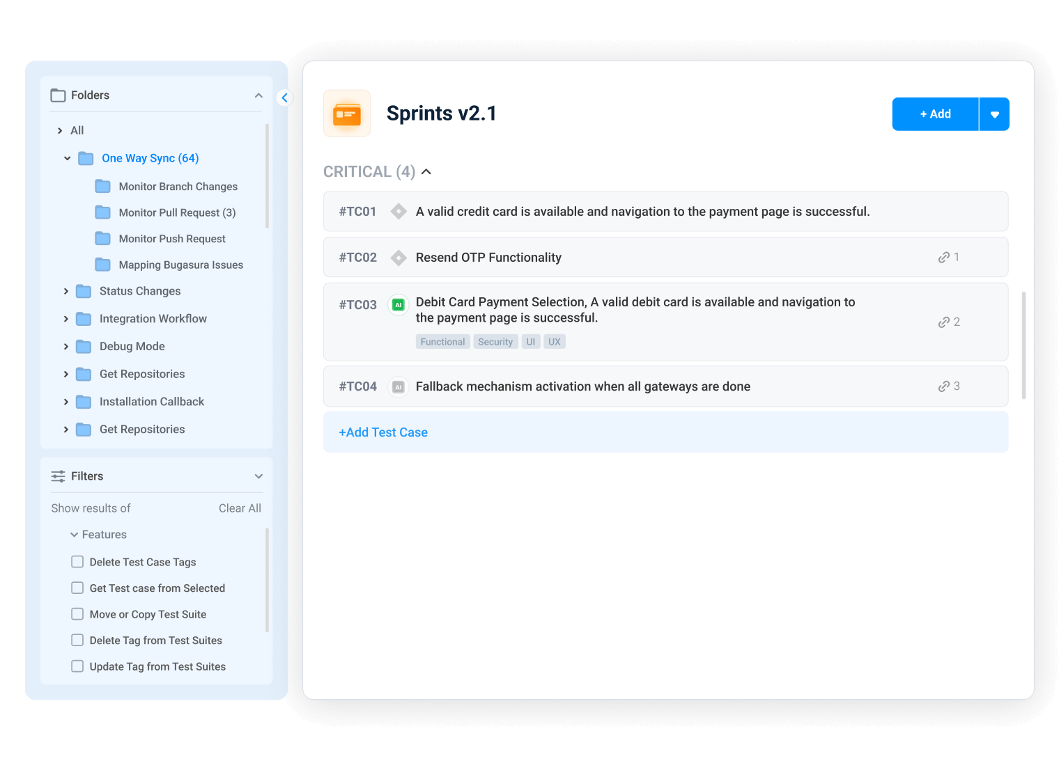 Custom workflows and sprints